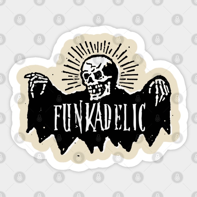 funkadelic bat bone Sticker by cenceremet